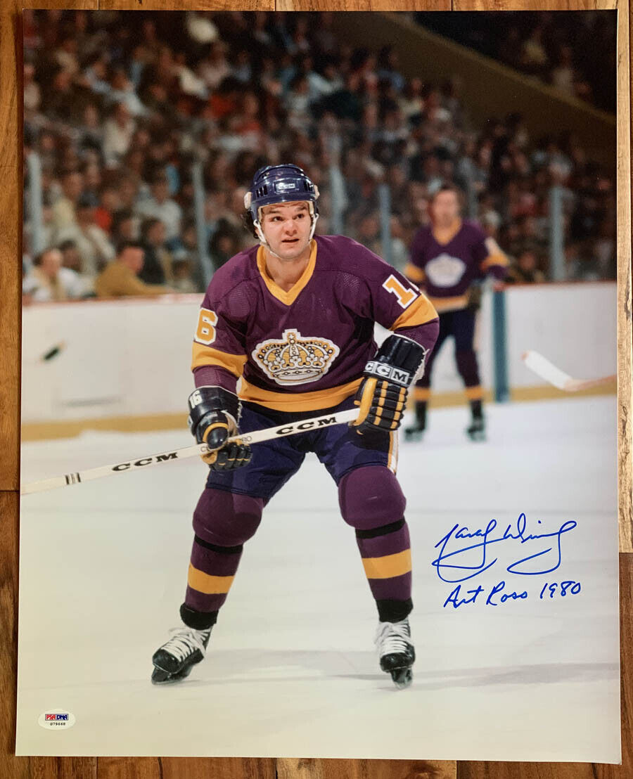 Marcel Dionne SIGNED 16x20 Photo Poster painting HOF Art Ross 1980 LA Kings PSA/DNA AUTOGRAPHED