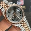 Rolex DateJust m126231-0029 wimbledon two tone 36mm Rose gold on Jubilee Super clone