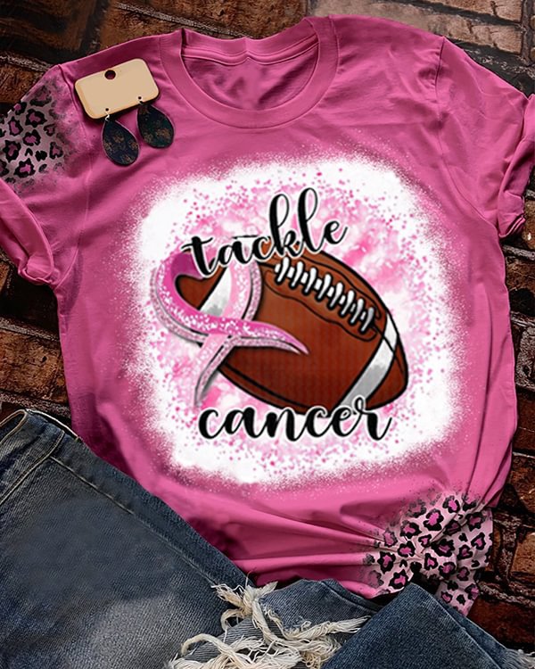 Breast Cancer Print T-Shirt