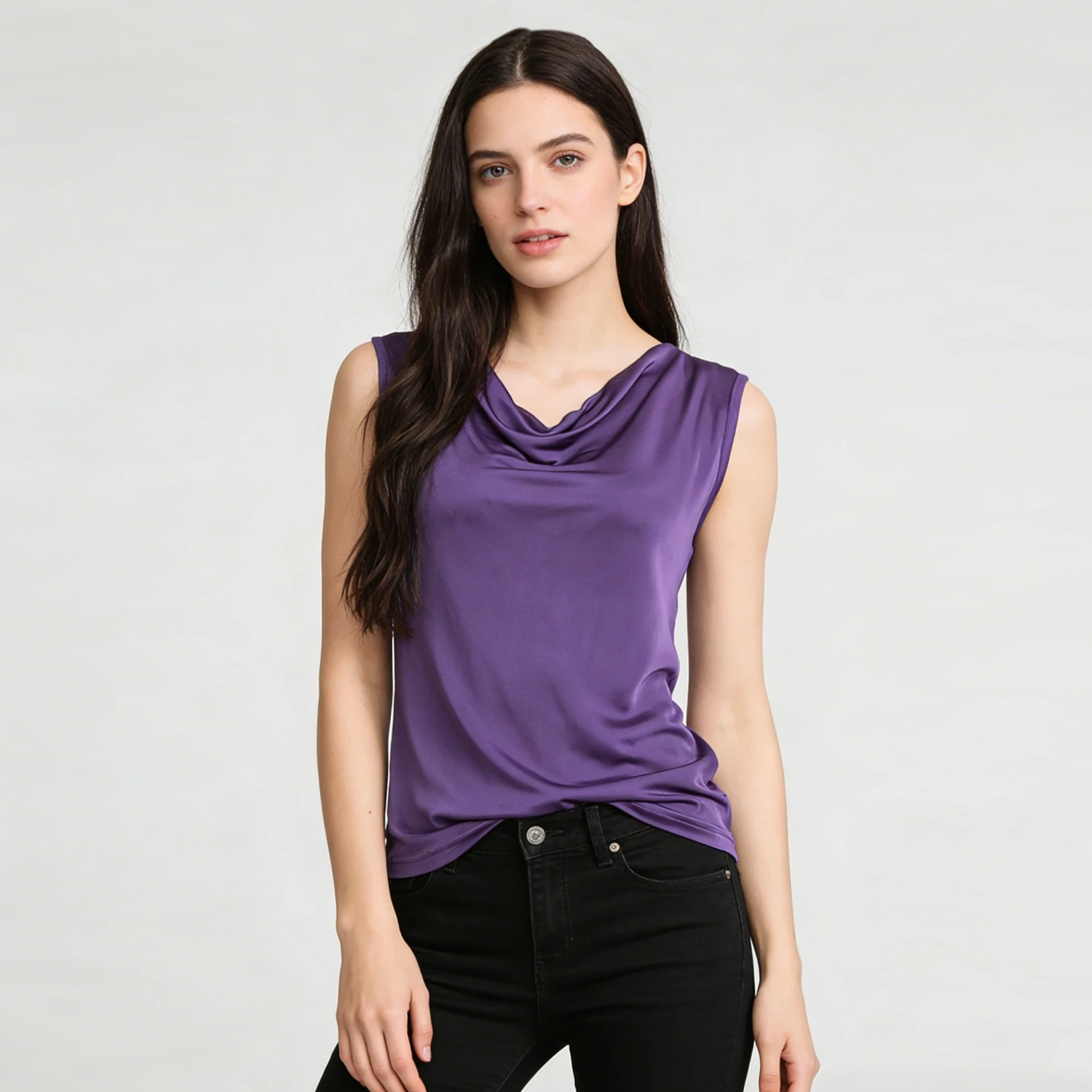 Silk Tank Slim Sleeveless Vest REAL SILK LIFE