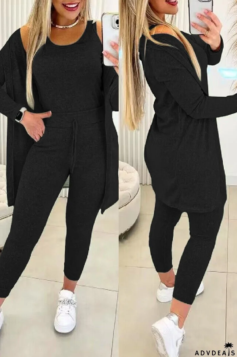 Elegant tricolor set for women