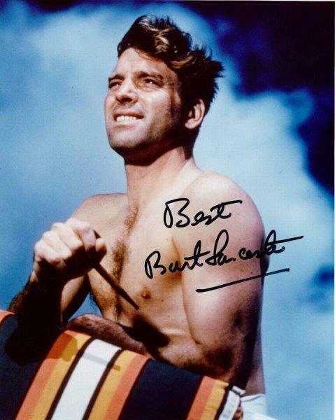 REPRINT - BURT LANCASTER Hot Actor Autographed Signed 8 x 10 Photo Poster painting RP