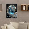 Diamond Painting-DIY Full Round Drill Glass Flower