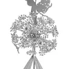 [US Local Warehouse] Dancing Fairy Dandelion Metal Stake Decoration for Indoor Outdoor Garde (Elf)