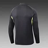 2025/2026 Real Madrid Long Zipped Jacket Dark Gray Football Shirt Set