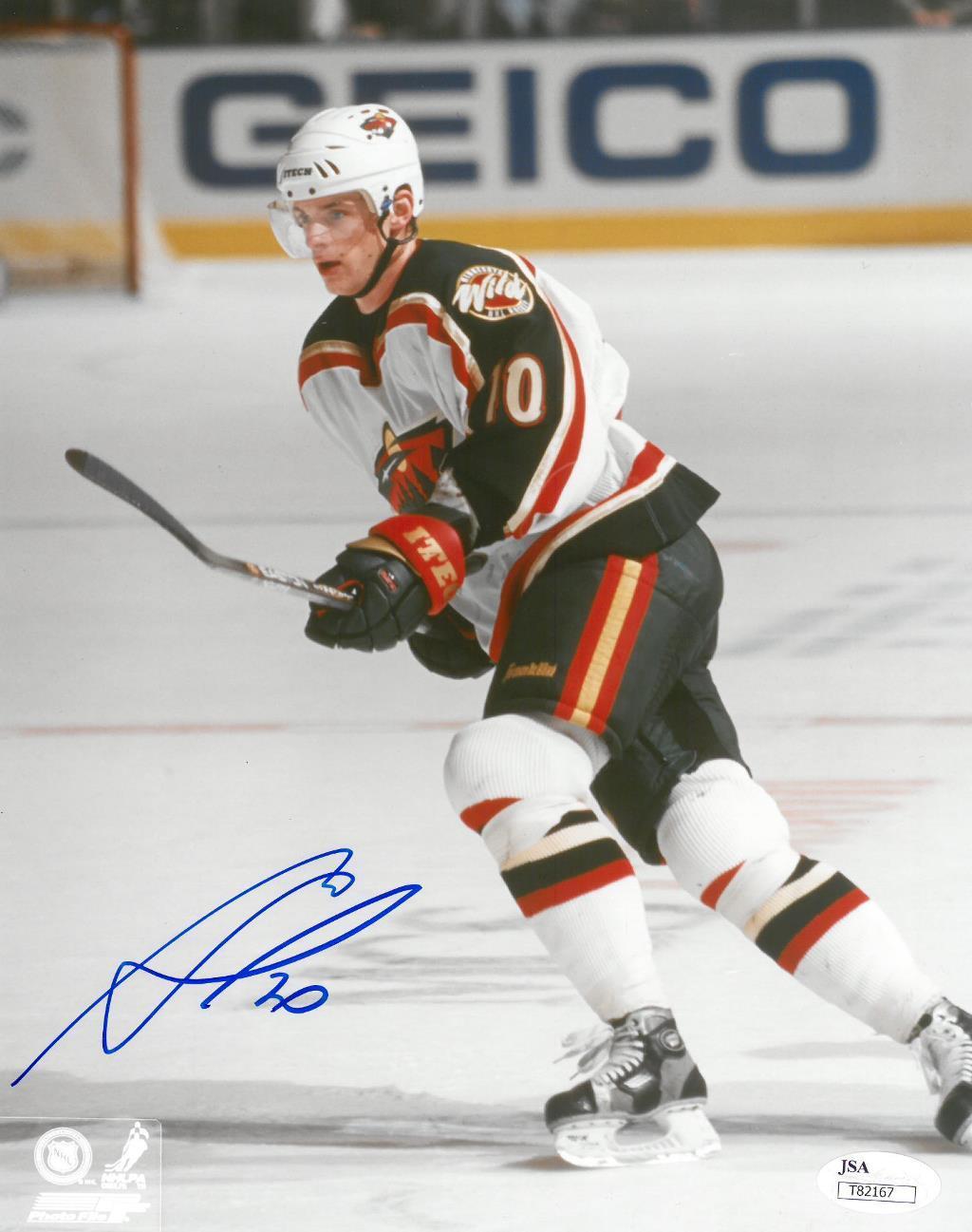 Marion Gaborik Signed Minnesota Wild Autographed 8x10 Photo Poster painting JSA #T82167