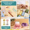 Flower Basket Coaster Crochet Kit, All-Inclusive Knitting Supplies with Detailed Instructions, Crochet Hooks, And Yarn for Craft Projects