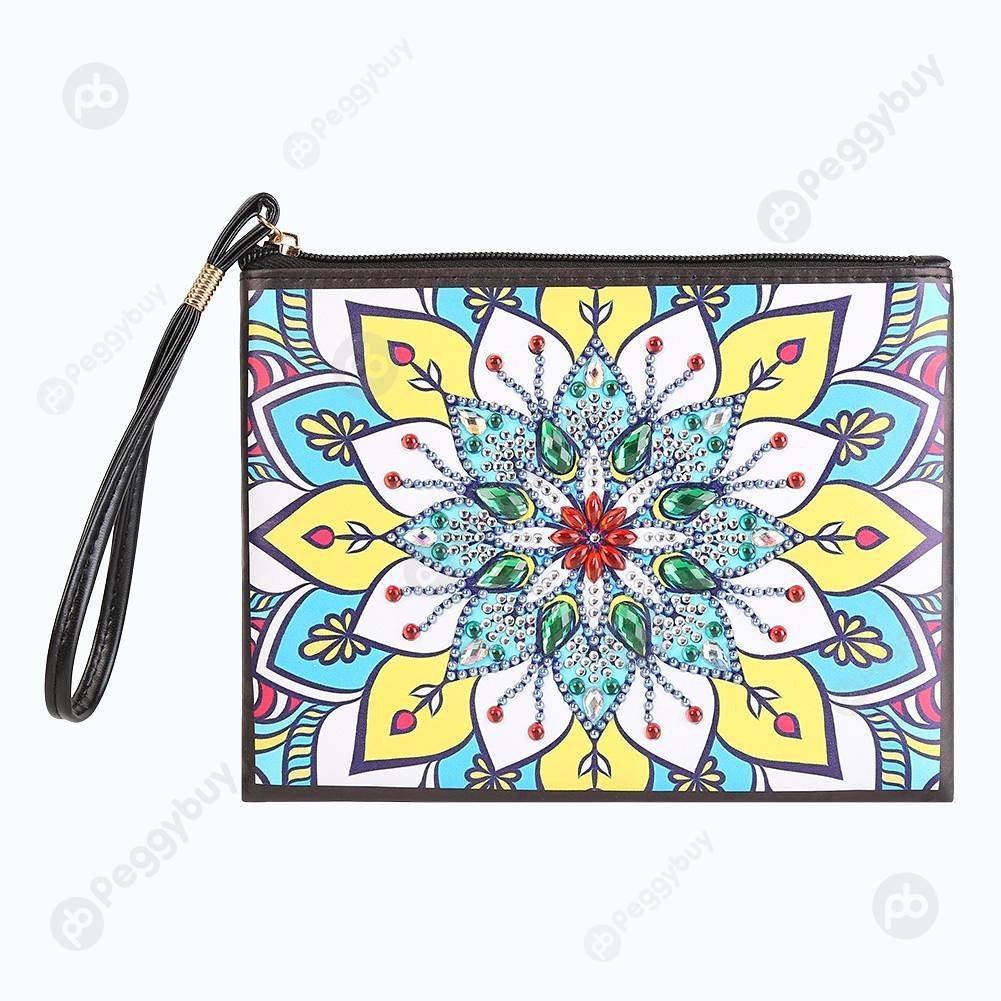 

Mandala-DIY Creative Diamond Wristlet Bag, 501 Original