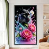 Diamond Painting - Full Round Drill - Black Panther(Canvas|40*70cm)