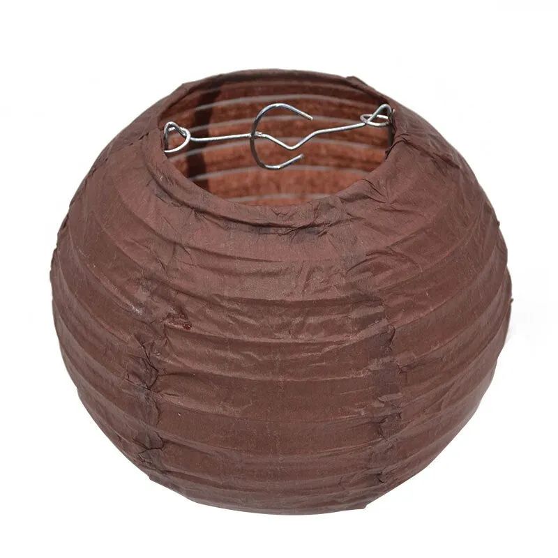 1pcs 20cm/25cm/30cm Colorful Chinese Round Hanging Paper Lanterns lamps Paper Crafts Party Festival Wedding Home DIY Decoration