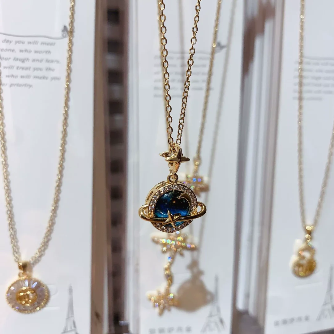 Planet Titanium Necklace