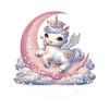 Special Shape Unicorn Desktop Diamond Art Kits for Home Decor (Unicorn on Moon)