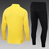 Joyfball 2024/2025 Dortmund Half-Pull Training Suit Yellow Jersey 1:1 Thai Quality Set