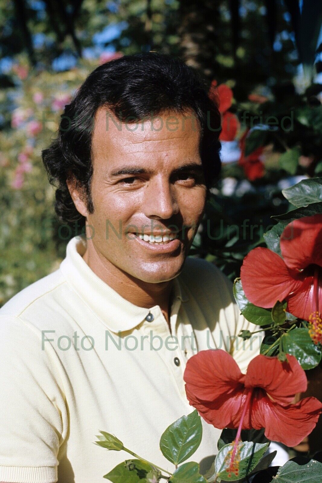 Julio Iglesias 10 x 15 cm Foto ohne Autogramm (Star-5