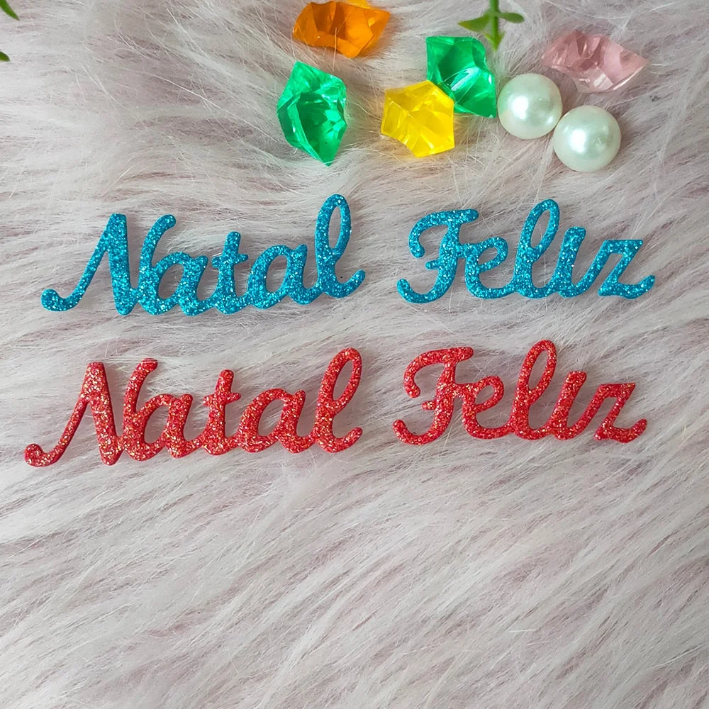 New Merry Christmas Portuguese metal cutting die mould scrapbook decoration embossed photo album decoration card making DIY