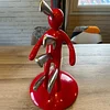 HITOMEN Kitchen Knife Set, Knife Set with Block, Knife Block with 5 Stainless Steel Knives