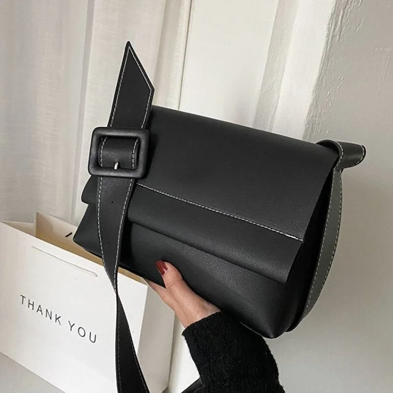 Women Bag Shoulder Bag Underarm Crossbody Bags for Women Handbag Purse All-match Fashion 2021 New PU Leather Solid Color Simple