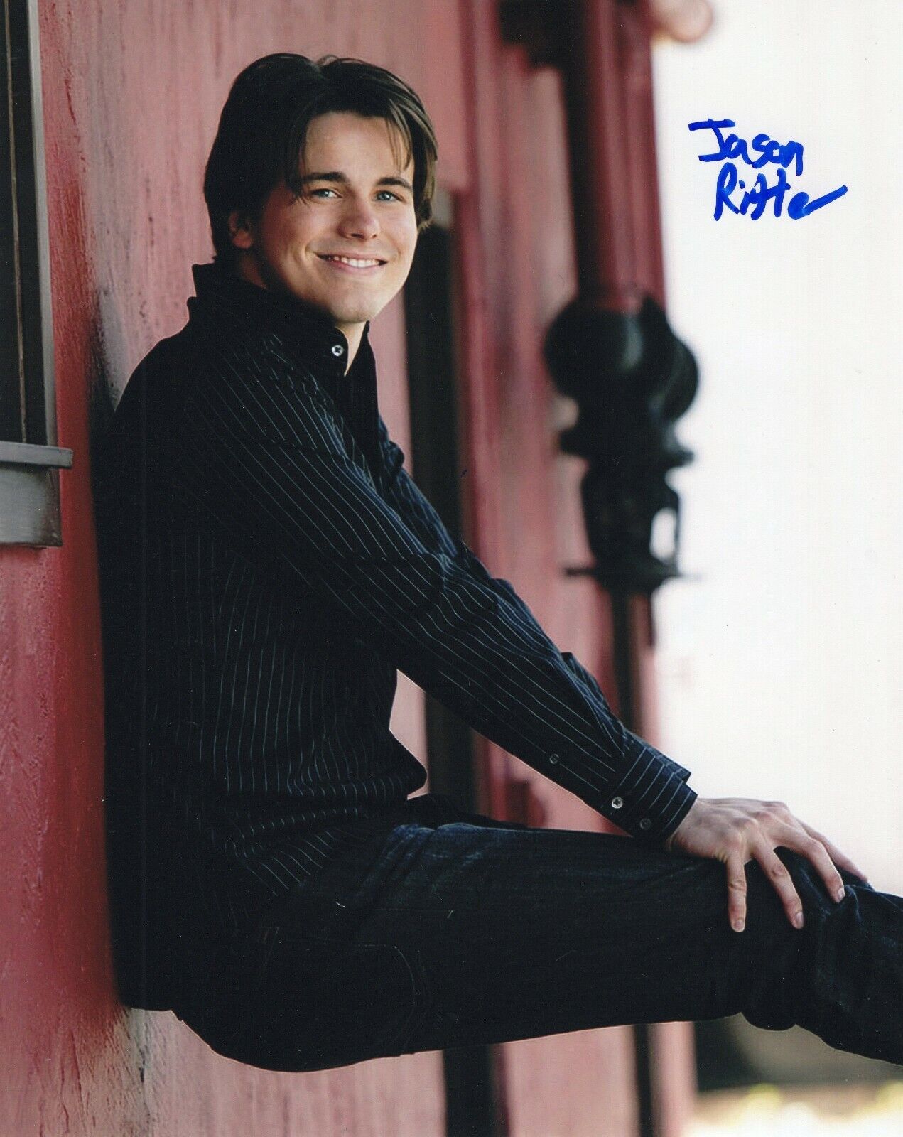 Jason Ritter Signed 8x10 Photo Poster painting w/COA Parent Hood Joan Of Arcadia The Class #4