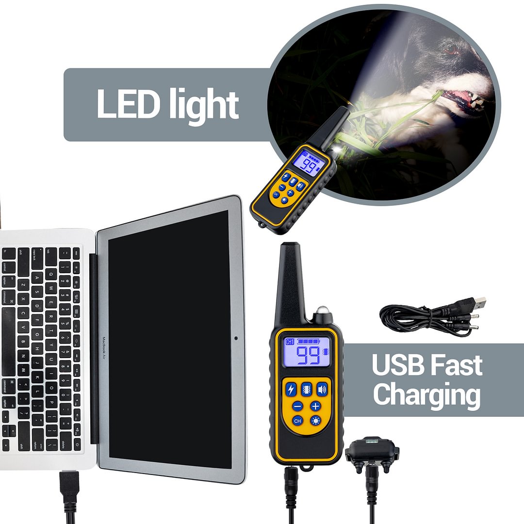 BEBANG Dog Training Collars, Dog Shock Collar with Remote 2600 feet, 4