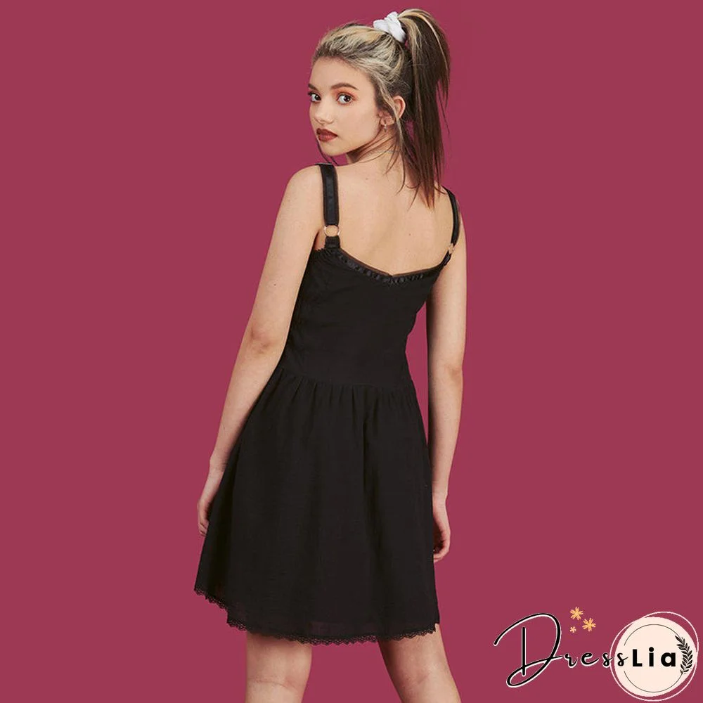 Girl Aesthetics Straped Summer Dresses Y2K Fashion Sleeveless A-line Ruched Mini Dress V-neck Vintage White Dress