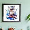Owl - 18CT Stamped Cross Stitch 25*25cm/9.84*9.84in