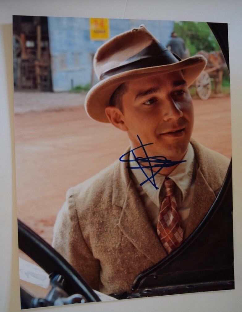 Shia Labeouf Signed Autographed 11x14 Photo Poster painting LAWLESS TRANSFORMERS COA VD