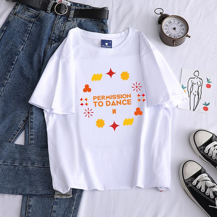 Permission To Dance Candy Color T-shirt