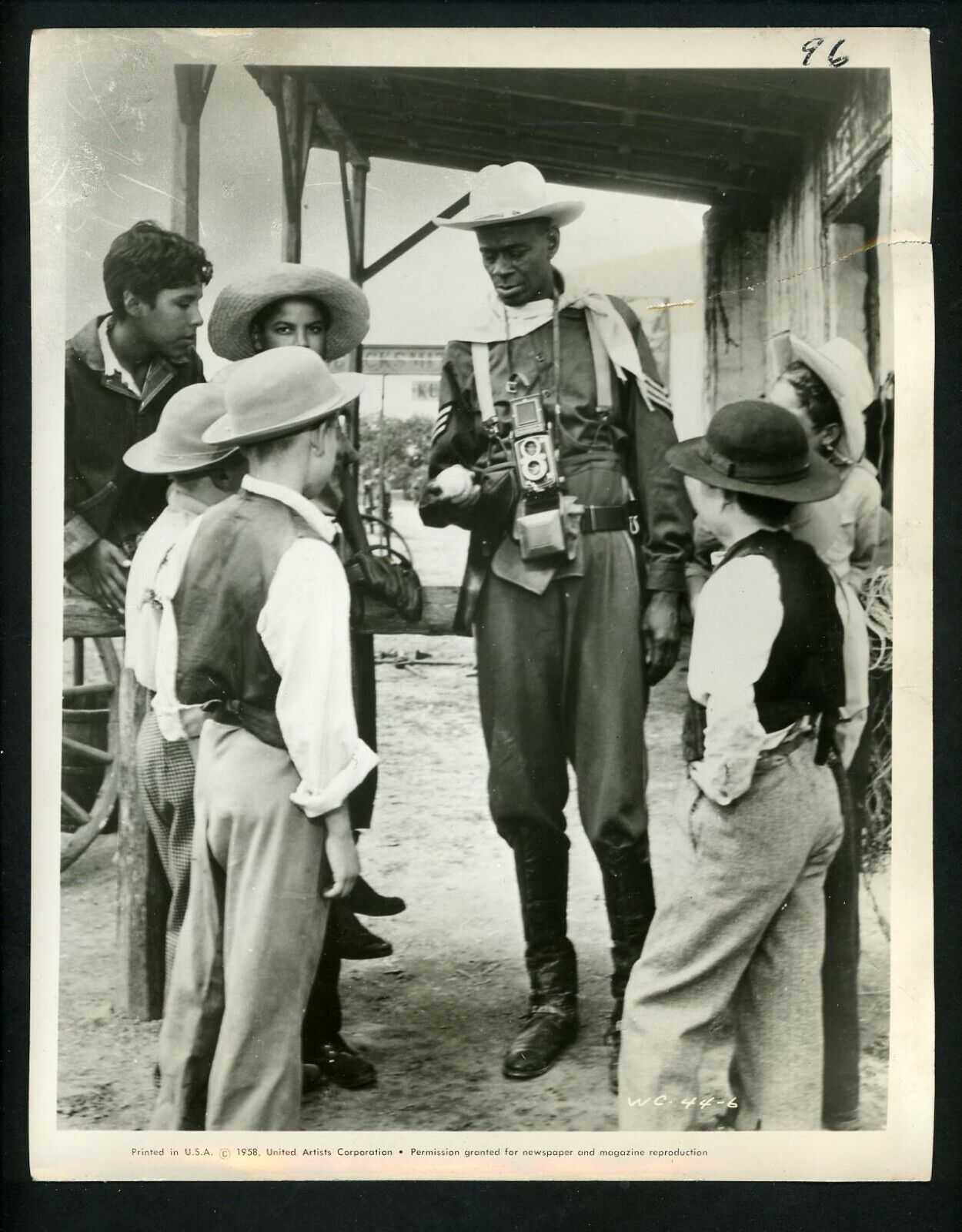 Satchell Paige The Wonderful Country Movie 1958 Press Photo Poster painting Cleveland Indians