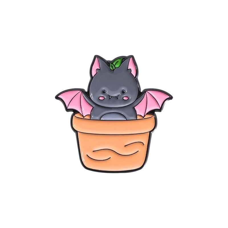 Cute Pin Animal Letter Alloy Stoving Varnish Unisex Brooches