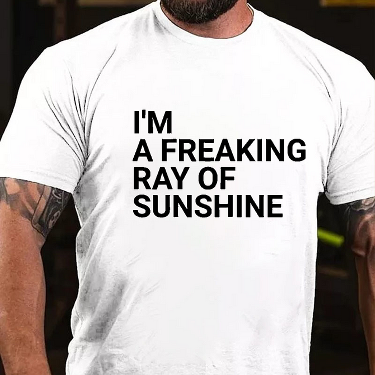 I'm A Freaking Ray Of Sunshine Funny Joke T-shirt