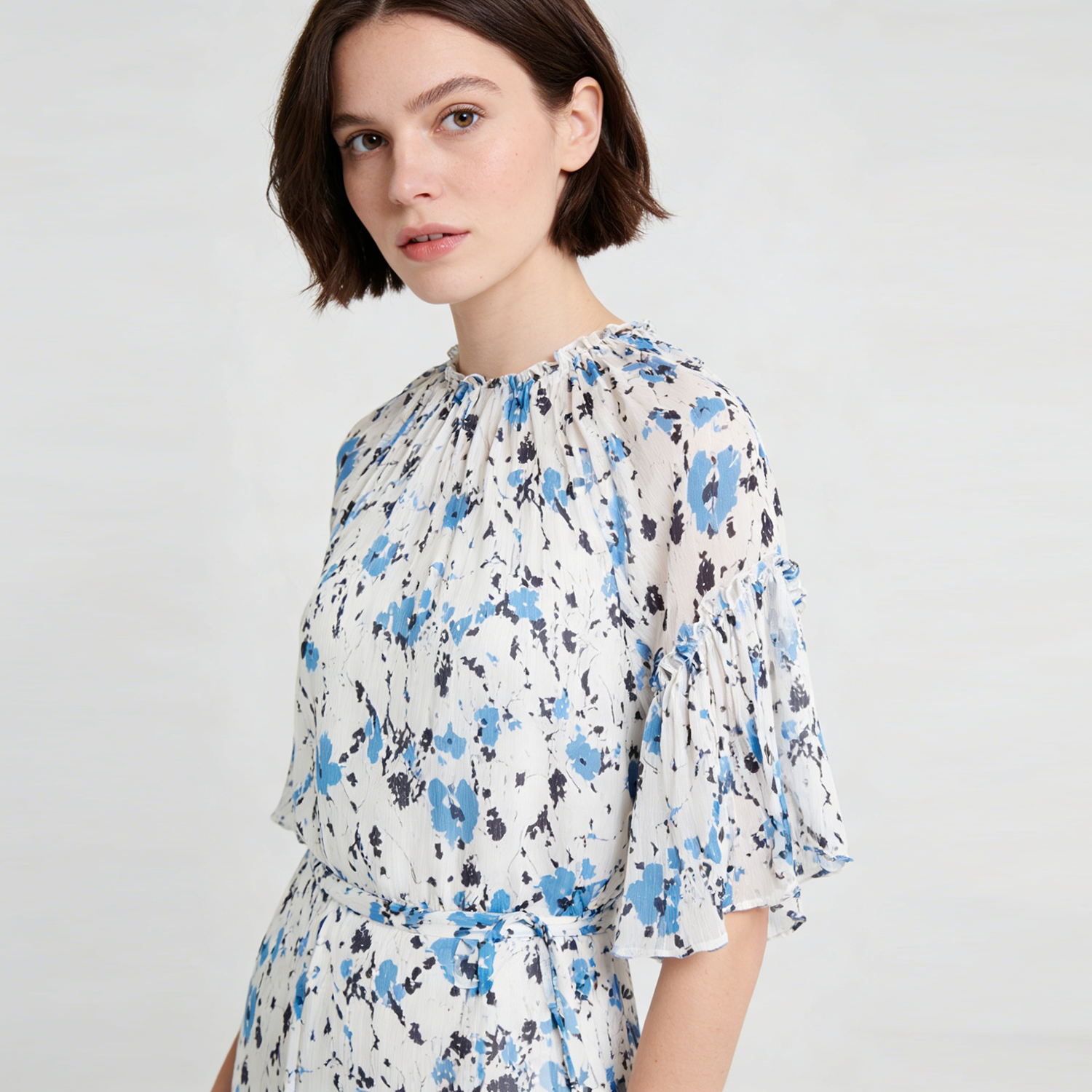 Women's 100% Mulberry Silk Short Sleeve Blouse REAL SILK LIFE