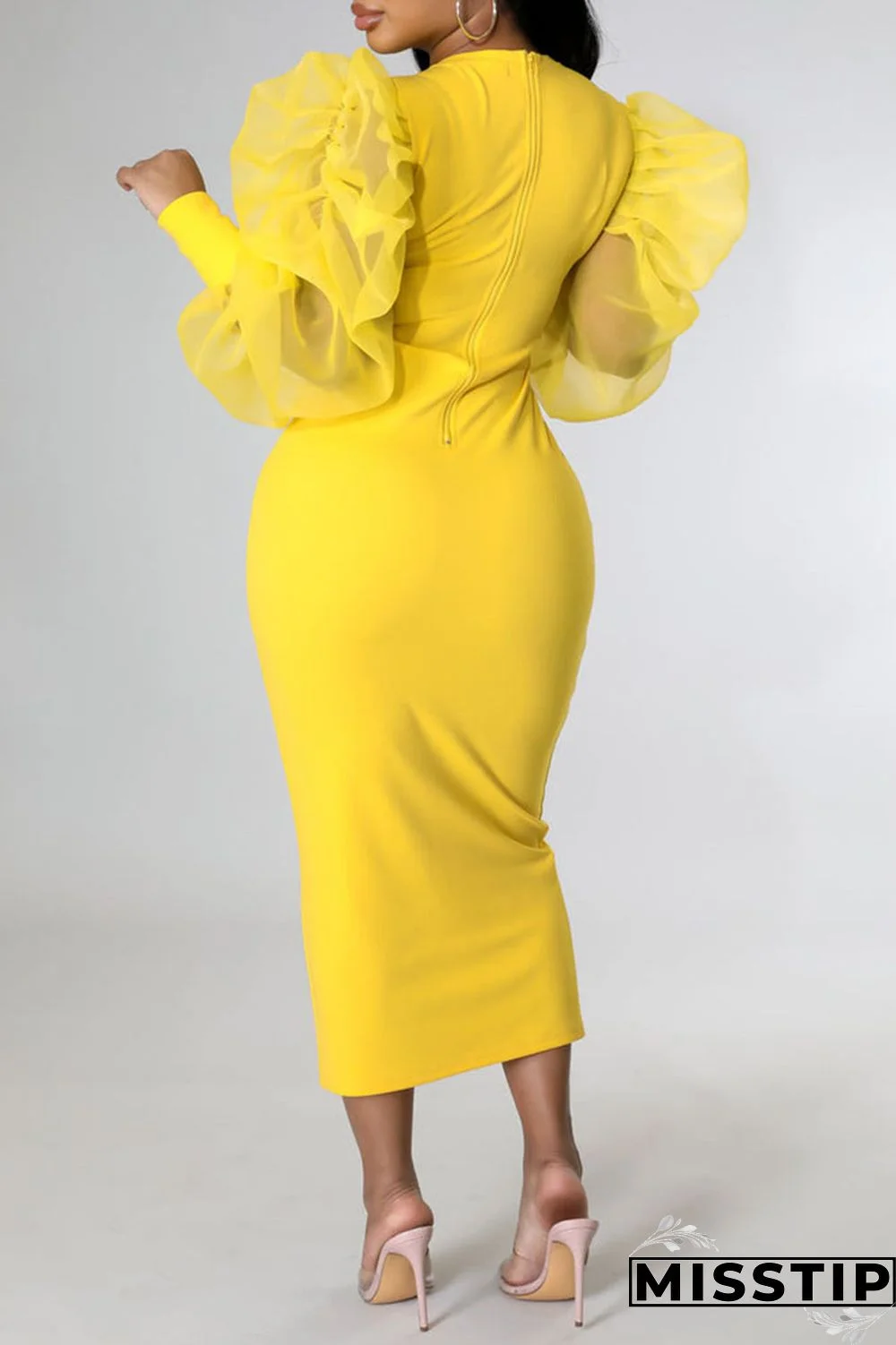 Black Fashion Casual Solid Patchwork O Neck Long Sleeve Dresses