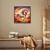 >SALE<5D DIY Full Round Drill Diamond Painting Unicorn Kit Home Decor Art Craft30x30cm