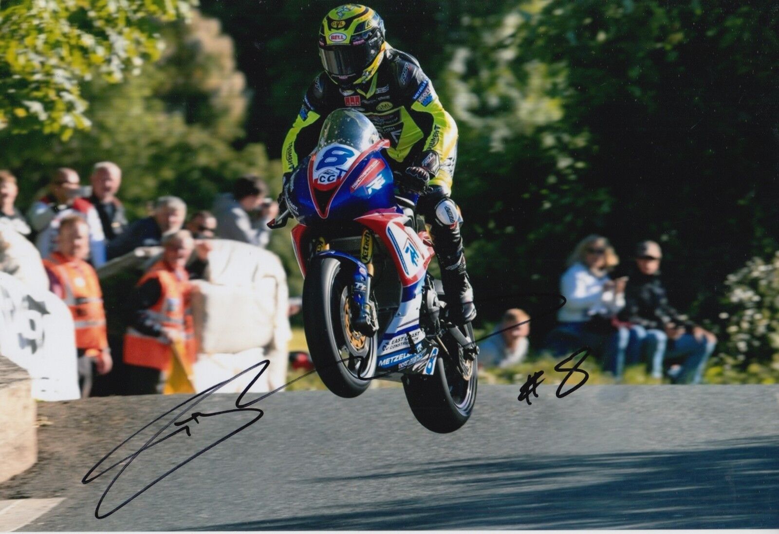 Gary Johnson Hand Signed Isle of Man TT 12x8 Photo Poster painting 5.