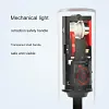 Umbrella Mechanical Handle Safety Reflective Umbrella Black Glue Waterproof Sunscreen Reverse Umbrella Three Fold Business 10 Bone Sunny Umbrella