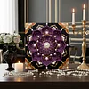 DIY Pearl Painting Purple Mandala for Home Decor with Frame(30*30cm)