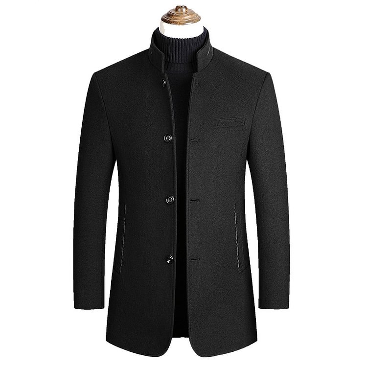 BrosWear Thick Woolen Coat
