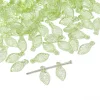50PCS Cute Green Leaves Acrylic DIY Jewelry Accessories