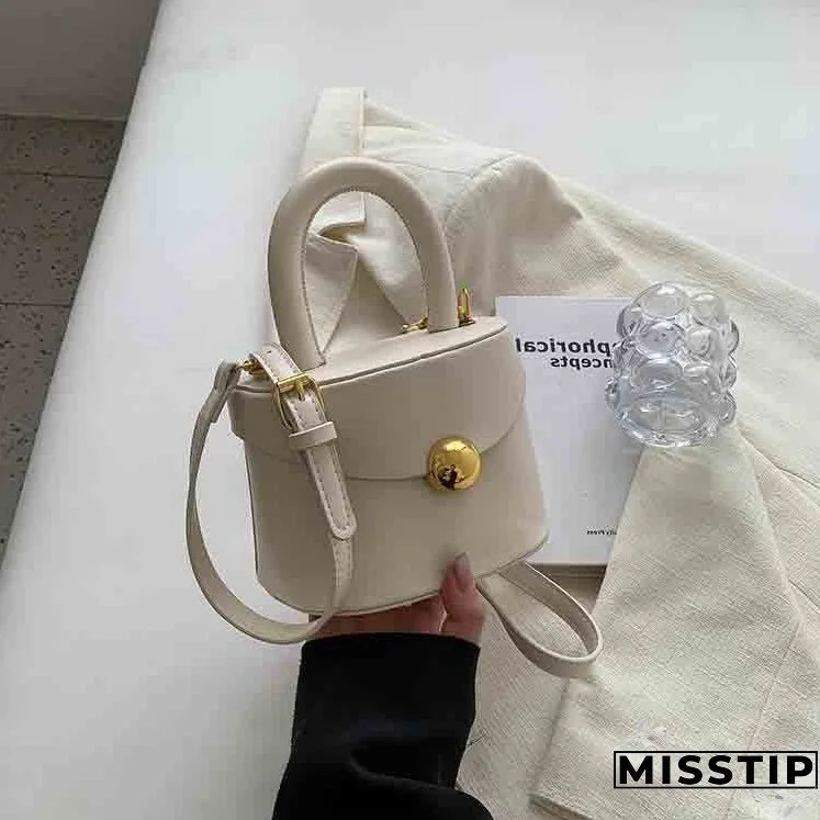 Summer Crossbody Bags Ladies Bucket PU Shoulder
