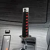 Japanese Sword Universal Gear Shift Lever Knob with 4 Adapters for Most Vehicles