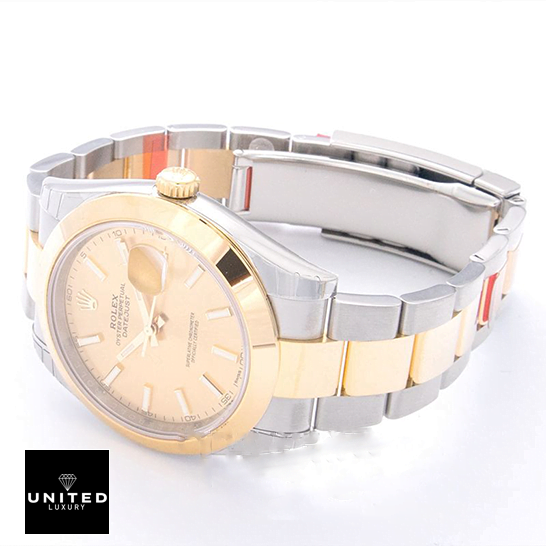 Rolex Datejust 126303 Steel Gold Replica white background