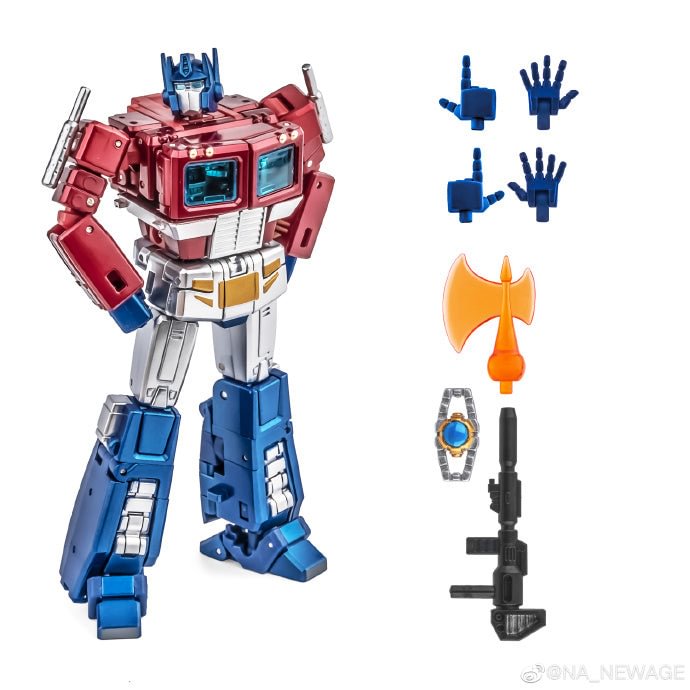 NewAge H27M David Optimus Prime Electroplating Version