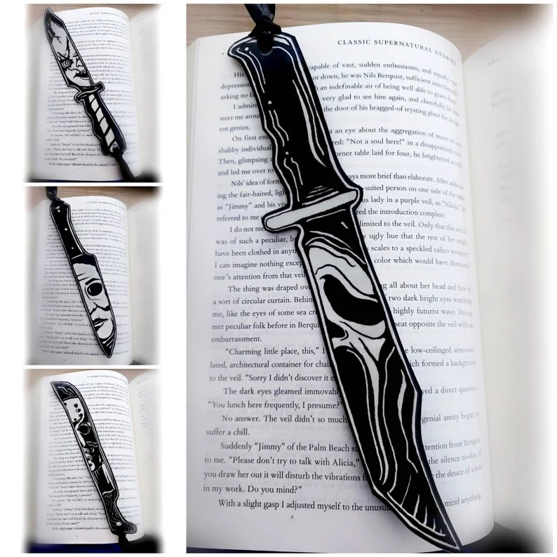 Horror Knife Bookmarks
