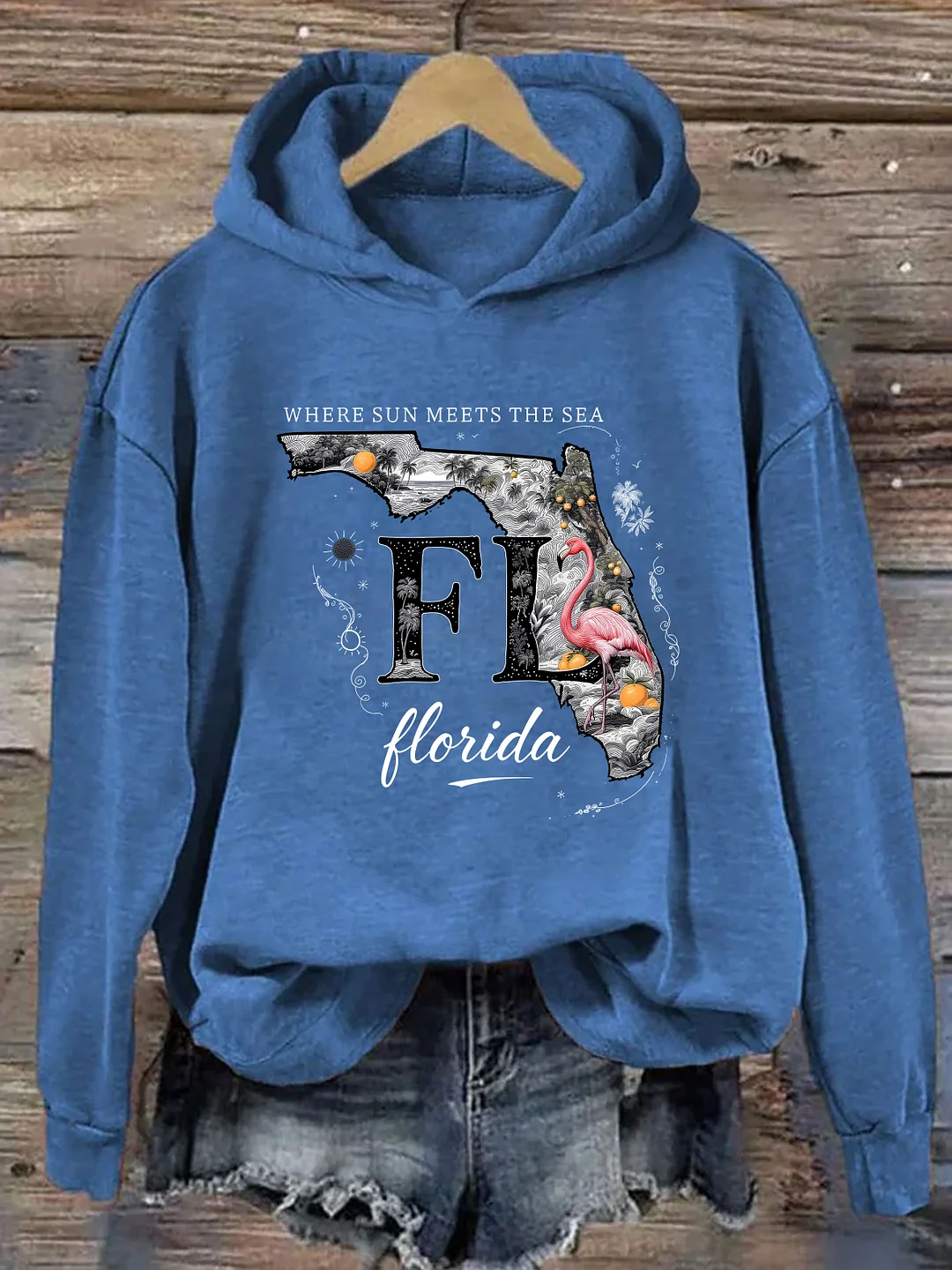 Where Sun Meets The Sea Florida Hoodie