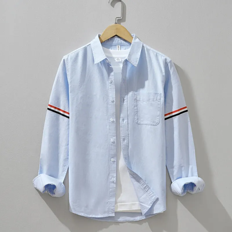 Men's Linen Relaxed Fit Shirt &ndash; Breathable Summer Button-Up &ndash; White