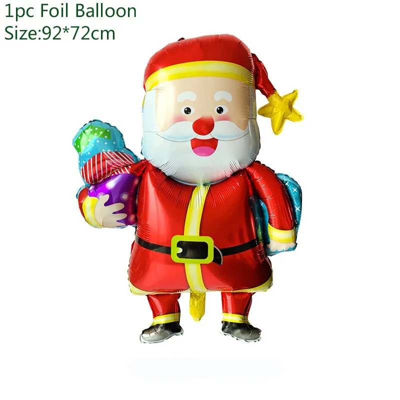 Christmas Decorations for Home Merry Christmas Balloons Banner Photo Booth Props 2022 Happy New Year Decorations Navidad 2020