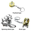 1pc Alloy Fishing Reel Drum Pendant Keychain Fishing Wheel Pendant Angler Gift