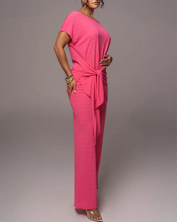 Knitted Casual Two Piece Set