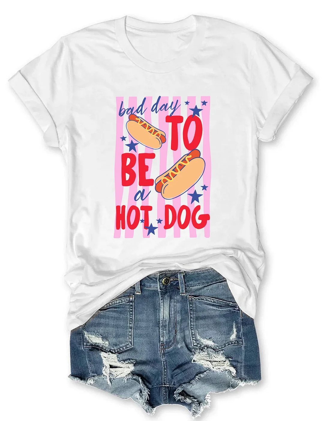 Bad Day To Be A Hot Dog T-shirt