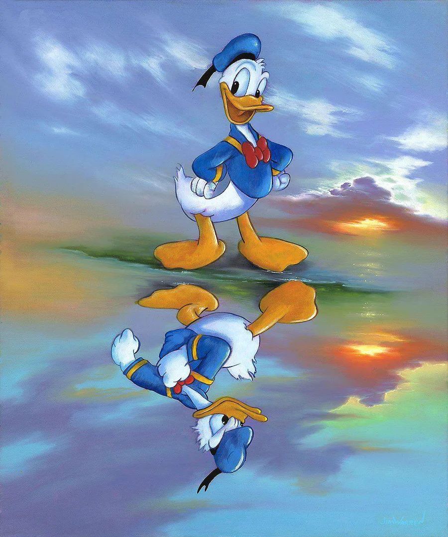 Disney Donald Duck 40*50CM(Canvas) Full Round Drill Diamond Painting gbfke